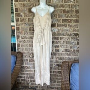 Antonio Melani Ivory linen jumper ties in front size 6 New With Tags